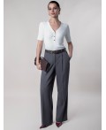 Брюки женские серо-синий