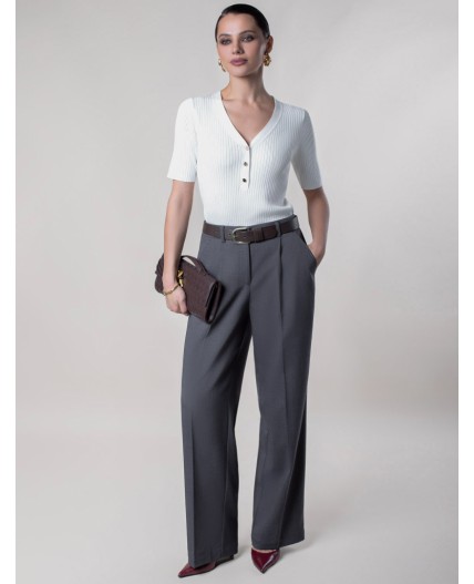 Брюки женские серо-синий