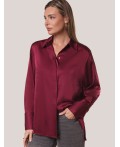 Блузка женская винный