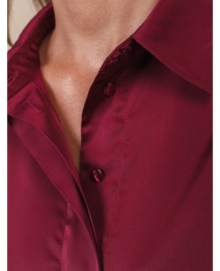 Блузка женская винный