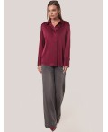Блузка женская винный