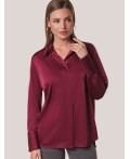 Блузка женская винный