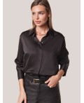 Блузка женская черный