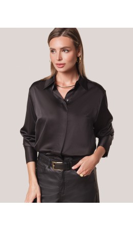 Блузка женская черный