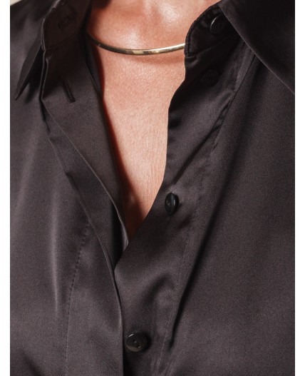 Блузка женская черный