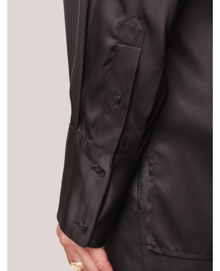 Блузка женская черный