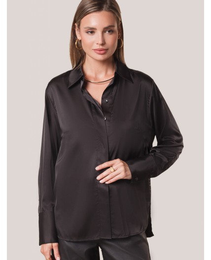Блузка женская черный