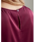 Блузка женская винный