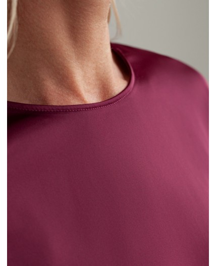 Блузка женская винный