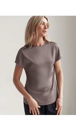 Блузка женская кофейный