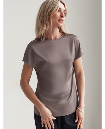 Блузка женская кофейный