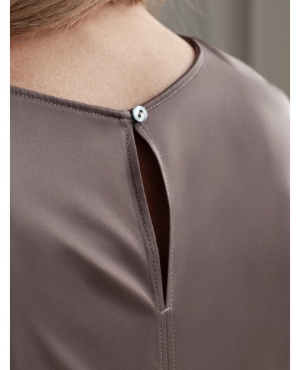 Блузка женская кофейный