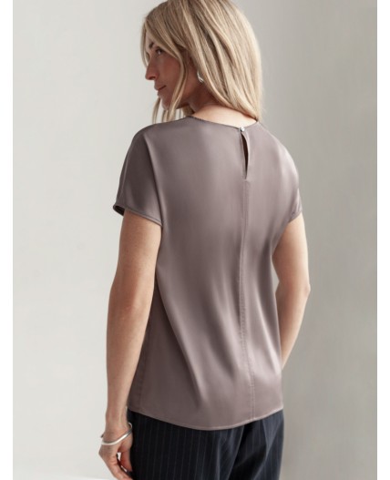 Блузка женская кофейный