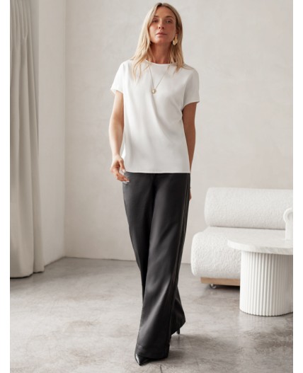 Блузка женская натуральный белый