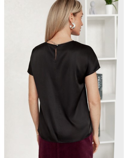 Блузка женская черный