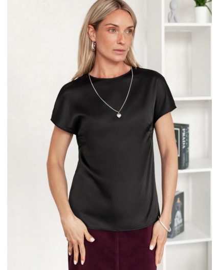 Блузка женская черный