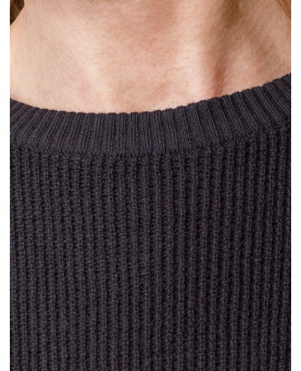 Платье вязаное женское черный