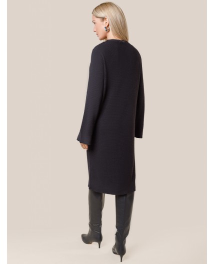 Платье вязаное женское черный