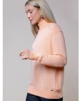 Свитер женский персиковый