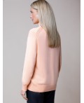Свитер женский персиковый