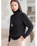 Свитер женский черный