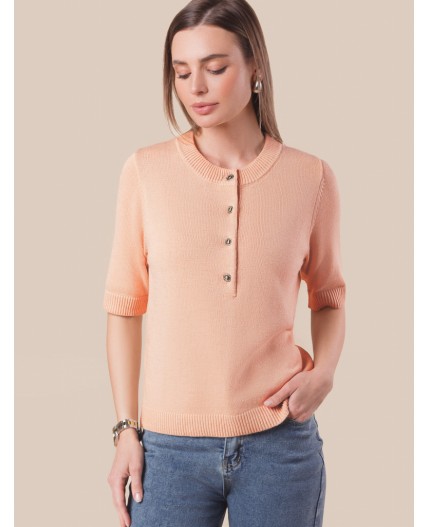 Джемпер женский персиковый