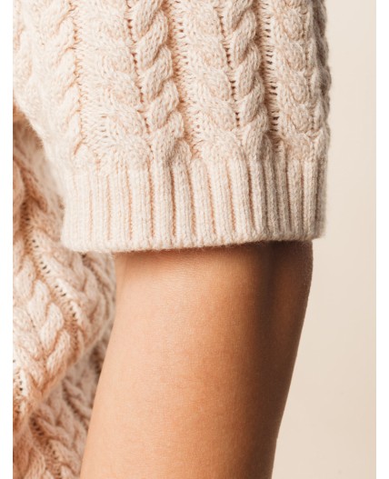 Джемпер женский бежевый меланж