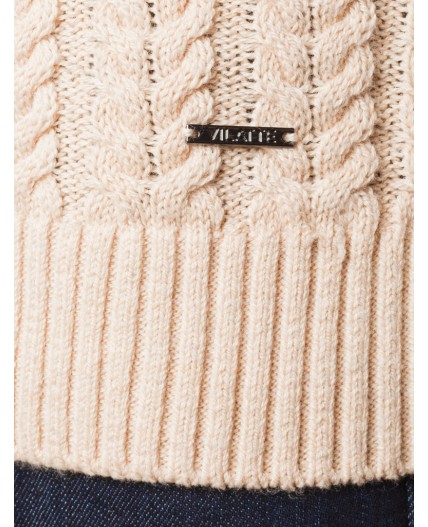 Джемпер женский бежевый меланж