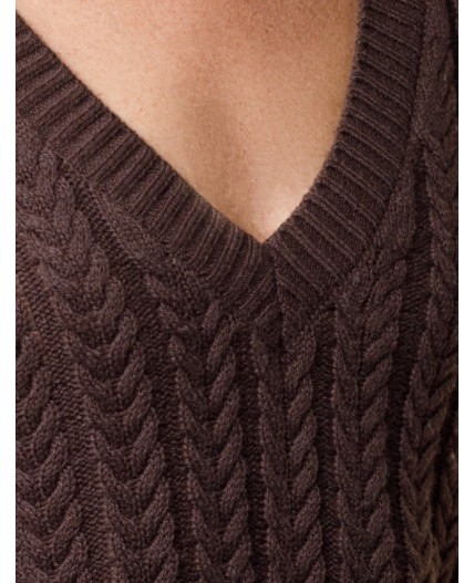 Джемпер женский коричневый