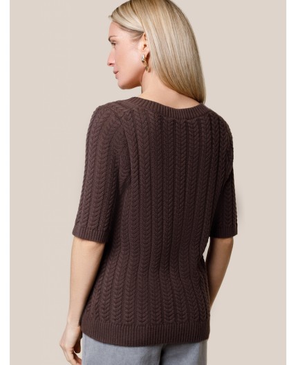 Джемпер женский коричневый