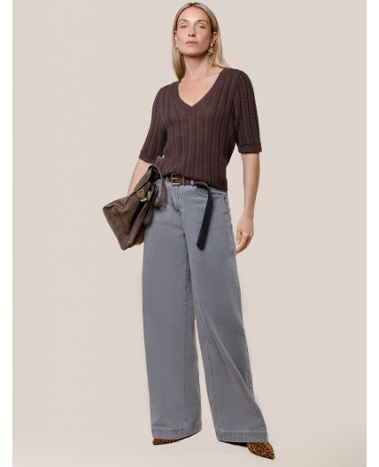 Джемпер женский коричневый