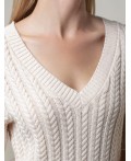 Джемпер женский натуральный белый
