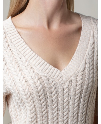 Джемпер женский натуральный белый