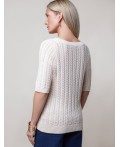 Джемпер женский натуральный белый