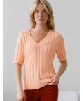 Джемпер женский персиковый