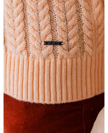 Джемпер женский персиковый