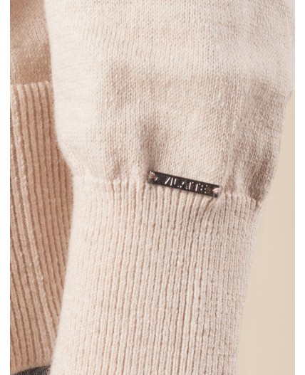 Джемпер женский бежевый меланж