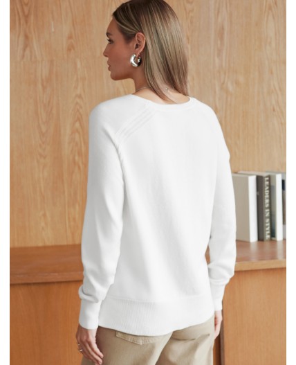 Джемпер женский натуральный белый