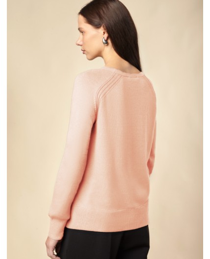 Джемпер женский персиковый