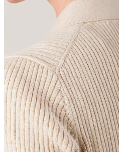 Джемпер женский бежевый меланж