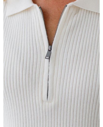 Джемпер женский натуральный белый