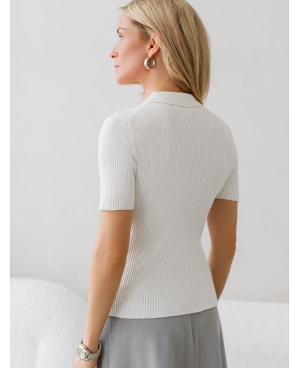 Джемпер женский натуральный белый