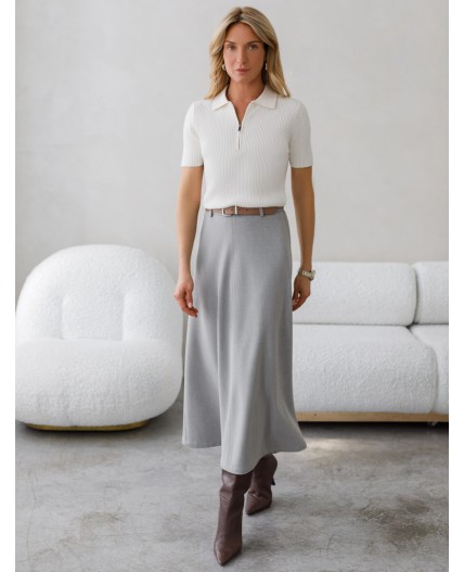 Джемпер женский натуральный белый