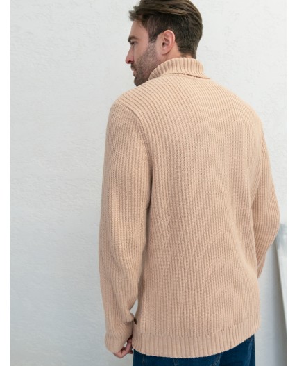 Джемпер мужской св.бежевый меланж