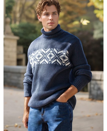 Джемпер мужской синий