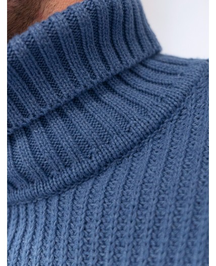 Джемпер мужской темно-голубой