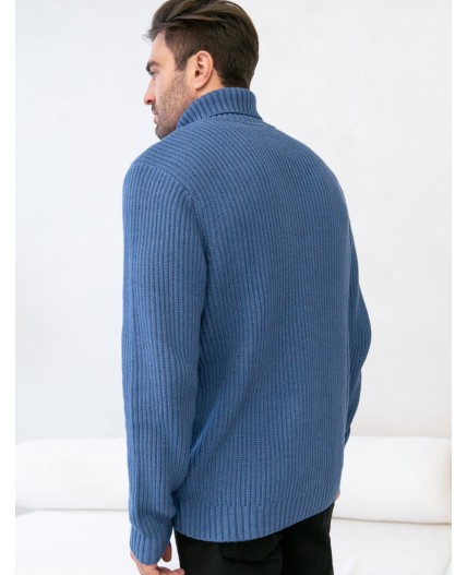 Джемпер мужской темно-голубой