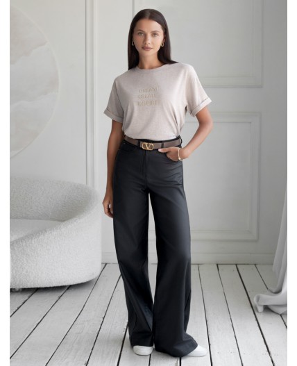 Футболка женская кофейный меланж_create