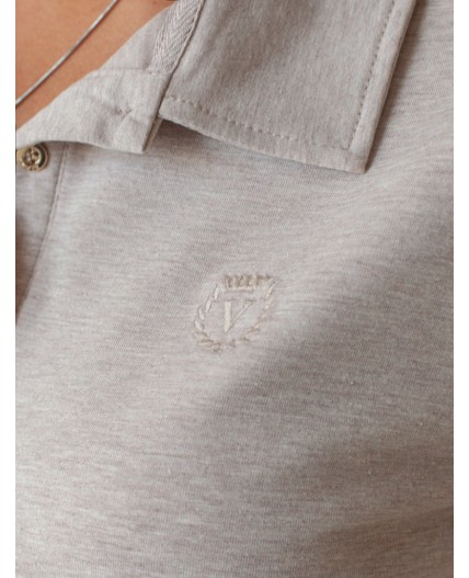 Футболка женская кофейный меланж