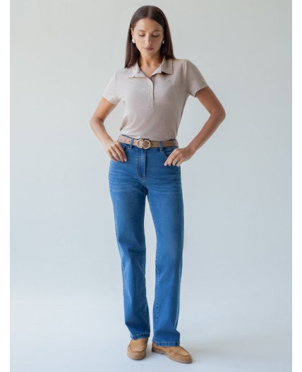 Футболка женская кофейный меланж